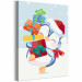 Kit de pintura artística para niños Penguin With a Gift 130770 additionalThumb 4