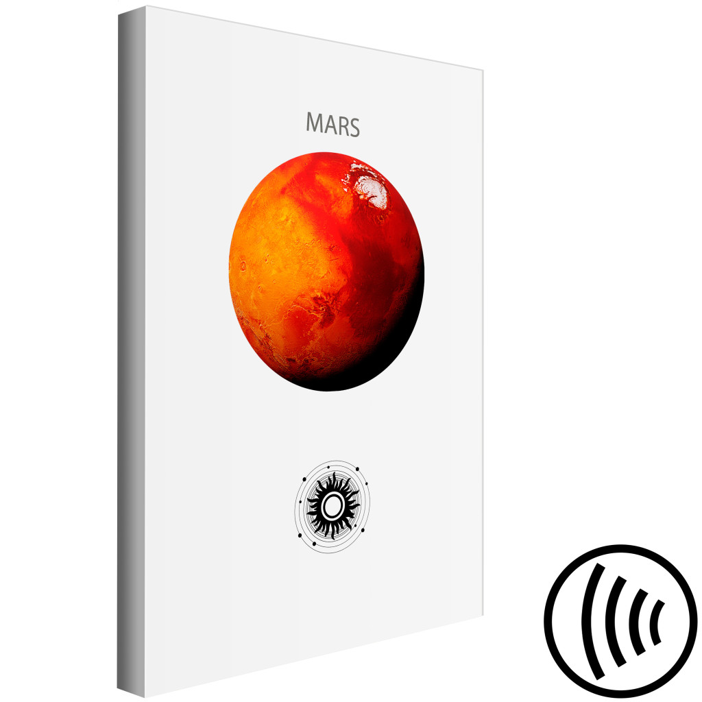 Obraz Czerwona Planeta II - Mars I Abstrakcyjna Kompozycja Z Układem Słonecznym