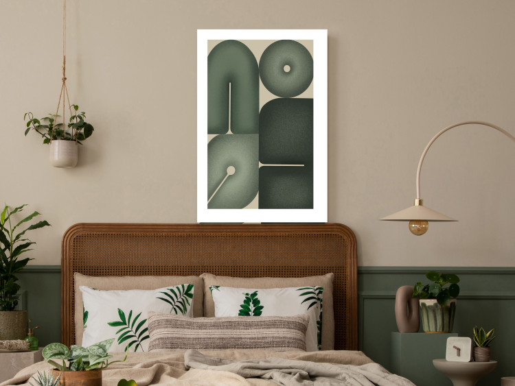 Poster Green Forms - Abstract Composition of Sage Shapes 150070 additionalImage 12