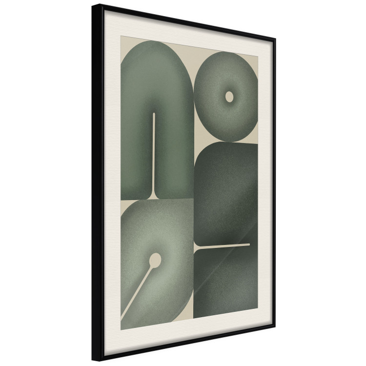 Poster Green Forms - Abstract Composition of Sage Shapes 150070 additionalImage 9