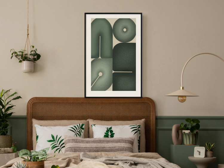 Poster Green Forms - Abstract Composition of Sage Shapes 150070 additionalImage 21