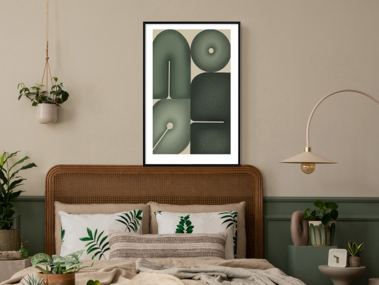 Poster Green Forms - Abstract Composition of Sage Shapes 150070 additionalImage 16