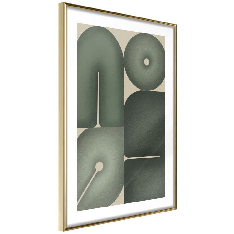 Poster Green Forms - Abstract Composition of Sage Shapes 150070 additionalImage 7