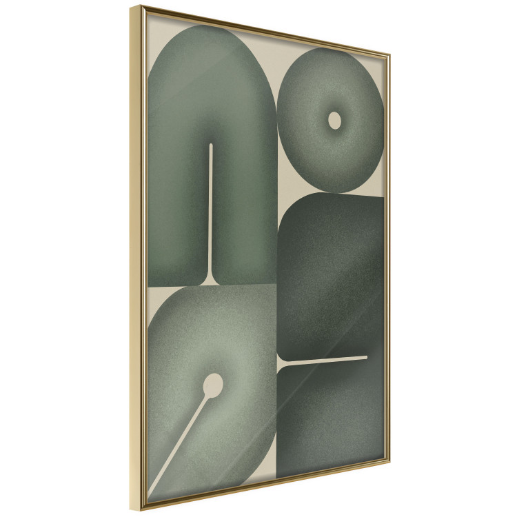 Poster Green Forms - Abstract Composition of Sage Shapes 150070 additionalImage 5