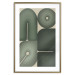 Poster Green Forms - Abstract Composition of Sage Shapes 150070 additionalThumb 25