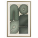 Poster Green Forms - Abstract Composition of Sage Shapes 150070 additionalThumb 26