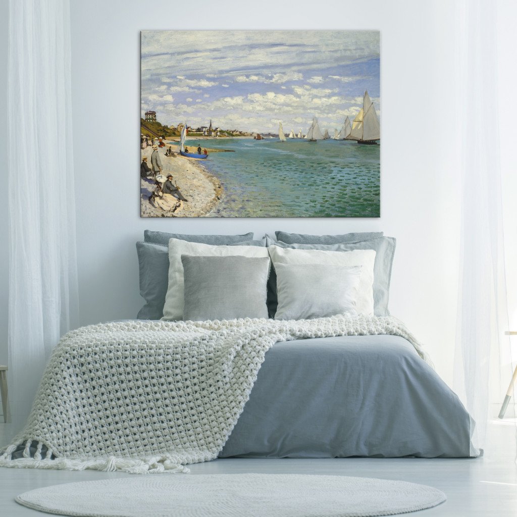Schilderij  Claude Monet: Regatta In Sainte-Adresse