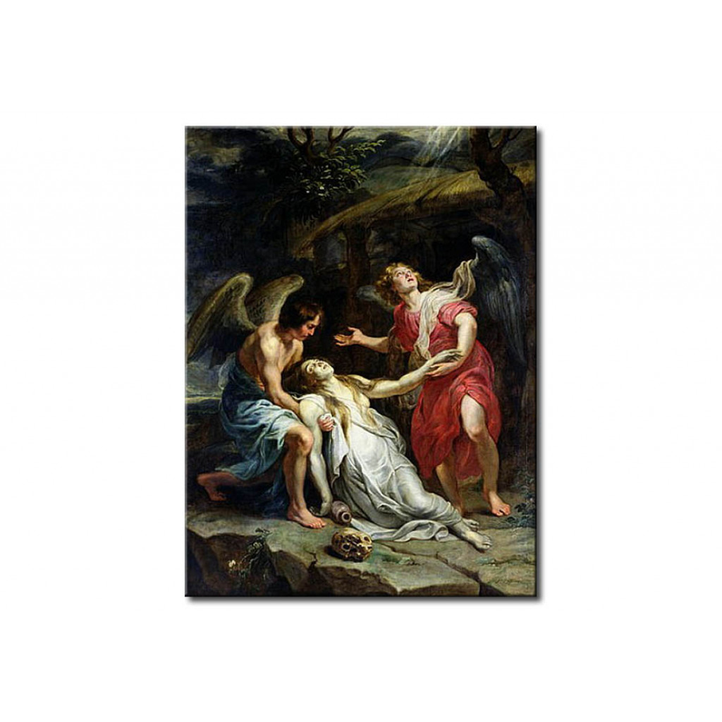 Schilderij  Peter Paul Rubens: Ecstasy Of Mary Magdalene