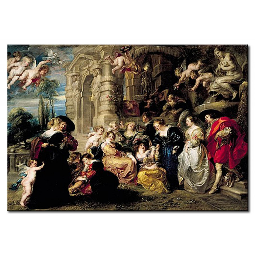Schilderij  Peter Paul Rubens: The Garden Of Love