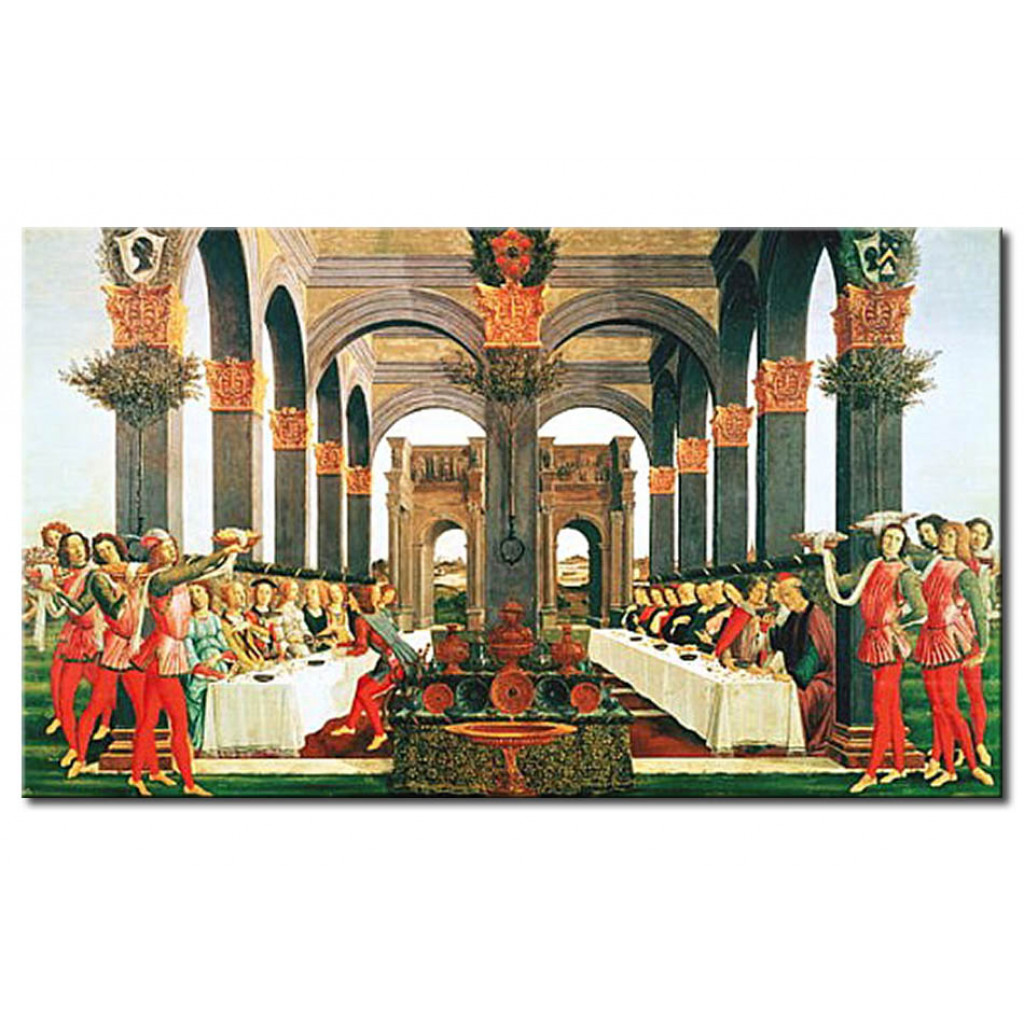 Schilderij  Sandro Botticelli: The Wedding Feast