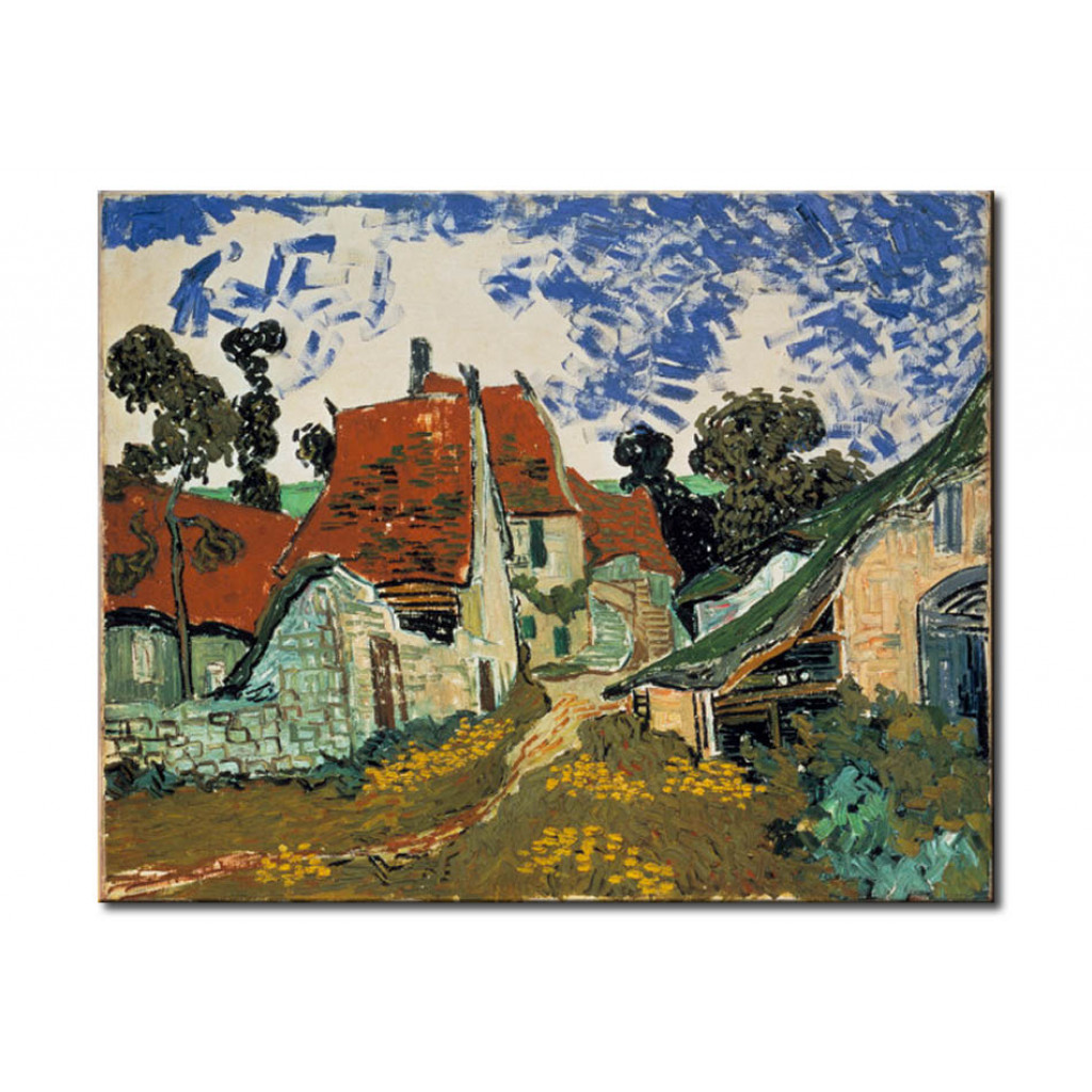 Schilderij  Vincent Van Gogh: Village Street In Auvers