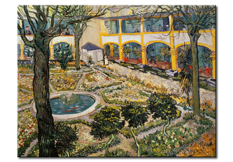 Kunstdruck Garten des Arles-Krankenhauses 52470