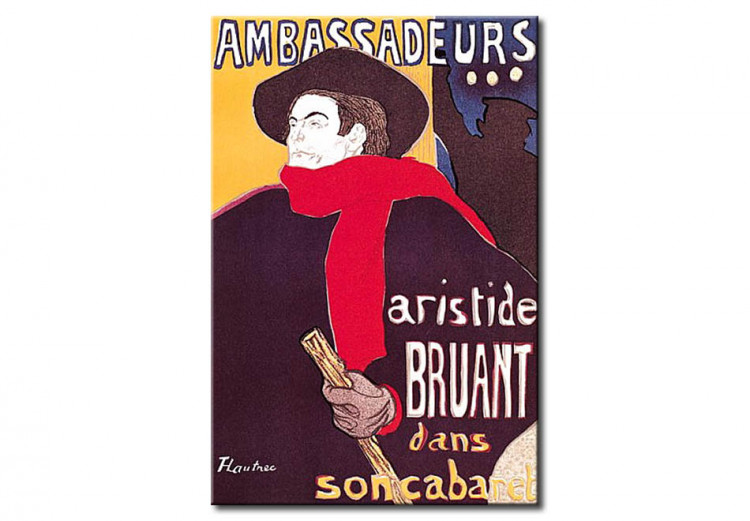 Tableau sur toile Affiche publicitaire Aristide Bruant 53070
