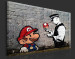 Obraz na szkle Mario and Cop by Banksy [Glass] 94370 additionalThumb 6