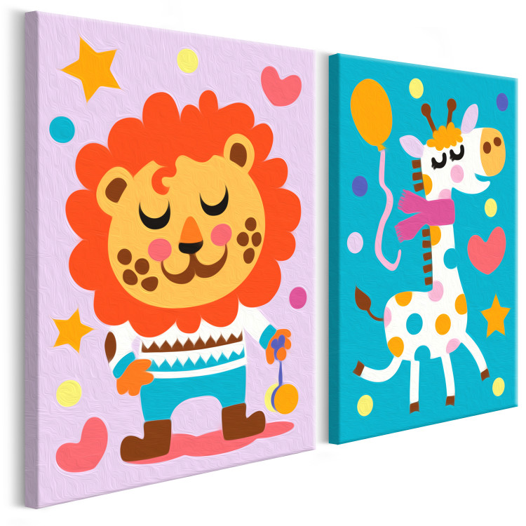 Set de arte para niños León y jirafa 107280 additionalImage 5