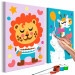 Set de arte para niños León y jirafa 107280 additionalThumb 3