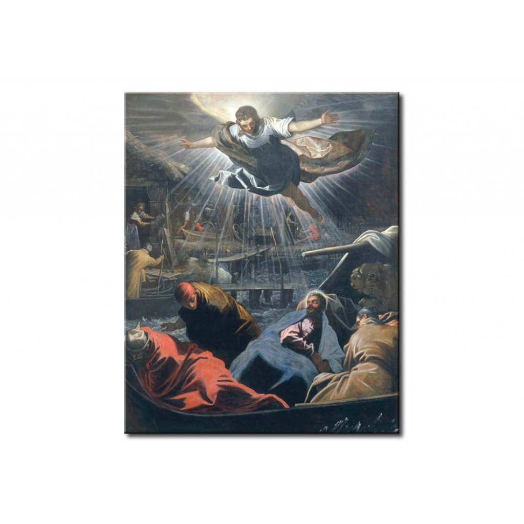 Schilderij  Tintoretto: The Dream Of Saint Mark (Pax Tibi Marce)
