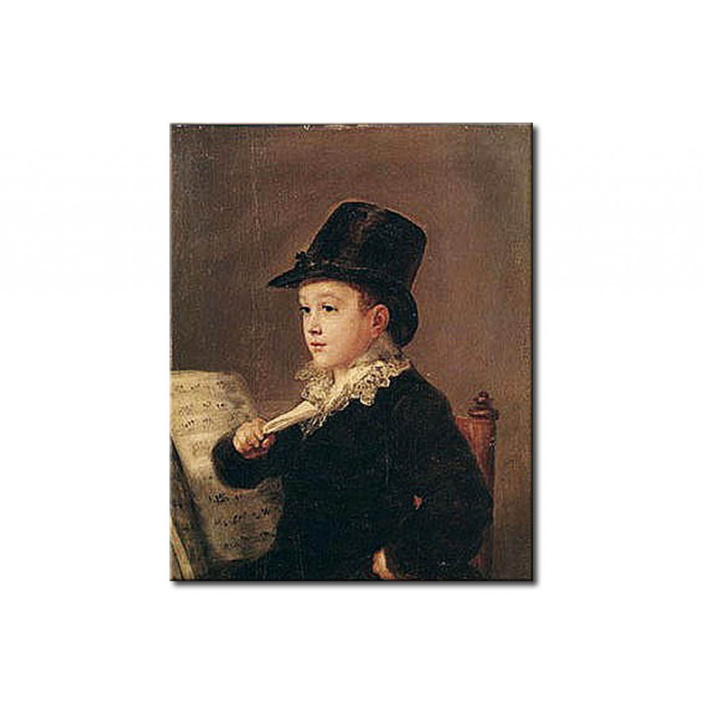 Målning Portrait Of Mariano Goya