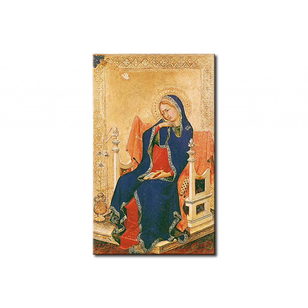 Schilderij  Simone Martini: Virgin Of The Annunciation