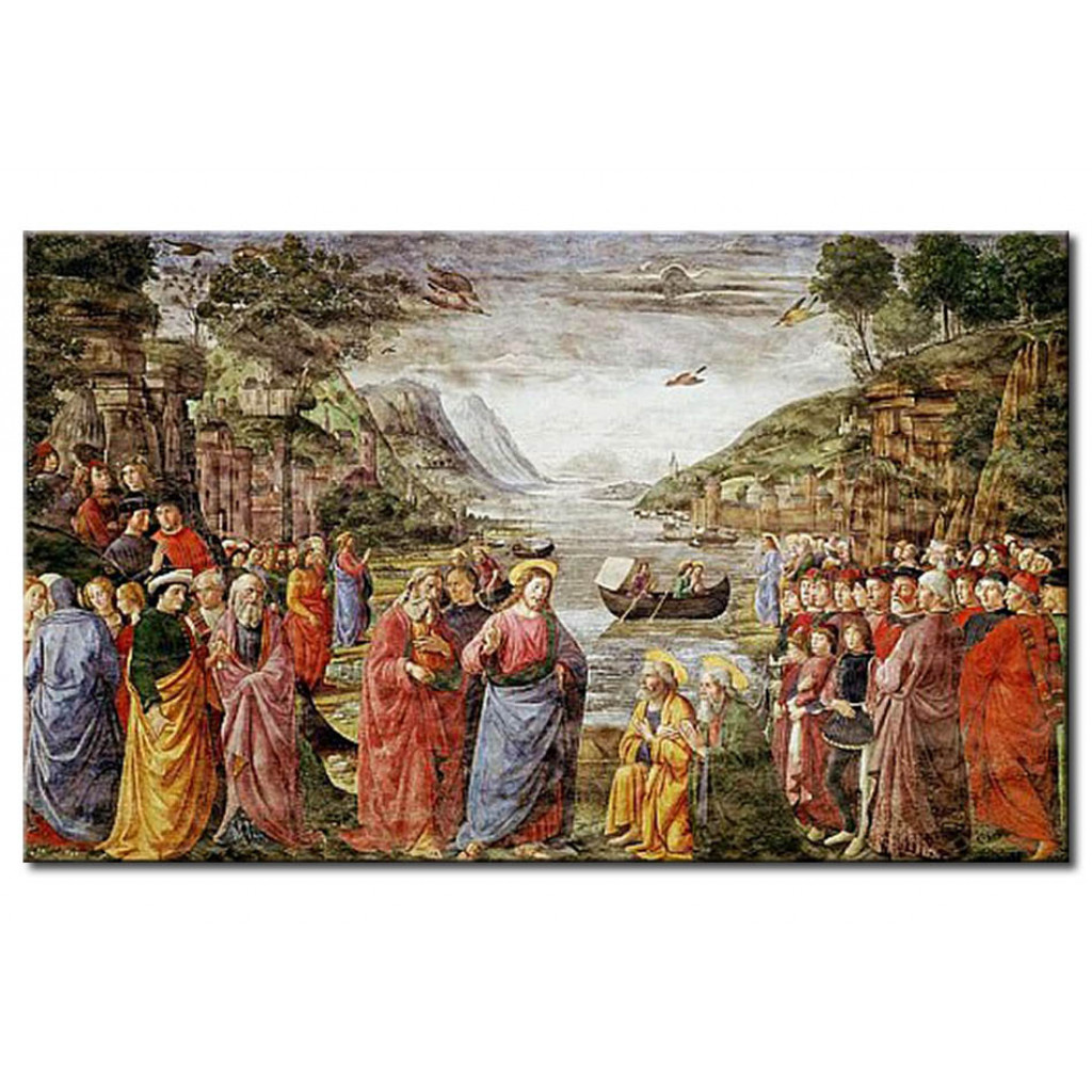 Schilderij  Domenico Ghirlandaio: The Calling Of SS. Peter And Andrew