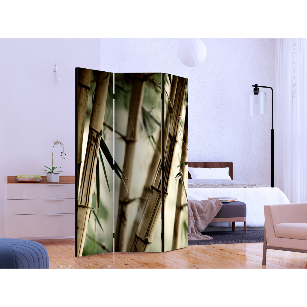 Decoratieve Kamerverdelers  Fog And Bamboo Forest [Room Dividers]