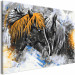 Kit de peinture par numéros Black and Yellow Horses 134680 additionalThumb 6