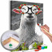 Paint by number Lovable Miss Sheep 138680