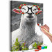 Paint by number Lovable Miss Sheep 138680 additionalThumb 7