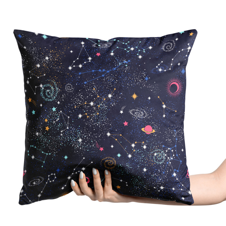Kissen Velours Cosmic constellations - constellations, stars and planets in the sky 146780 additionalImage 2
