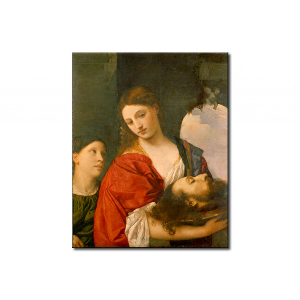 Reprodução Da Pintura Famosa Salome With The Head Of John The Baptist
