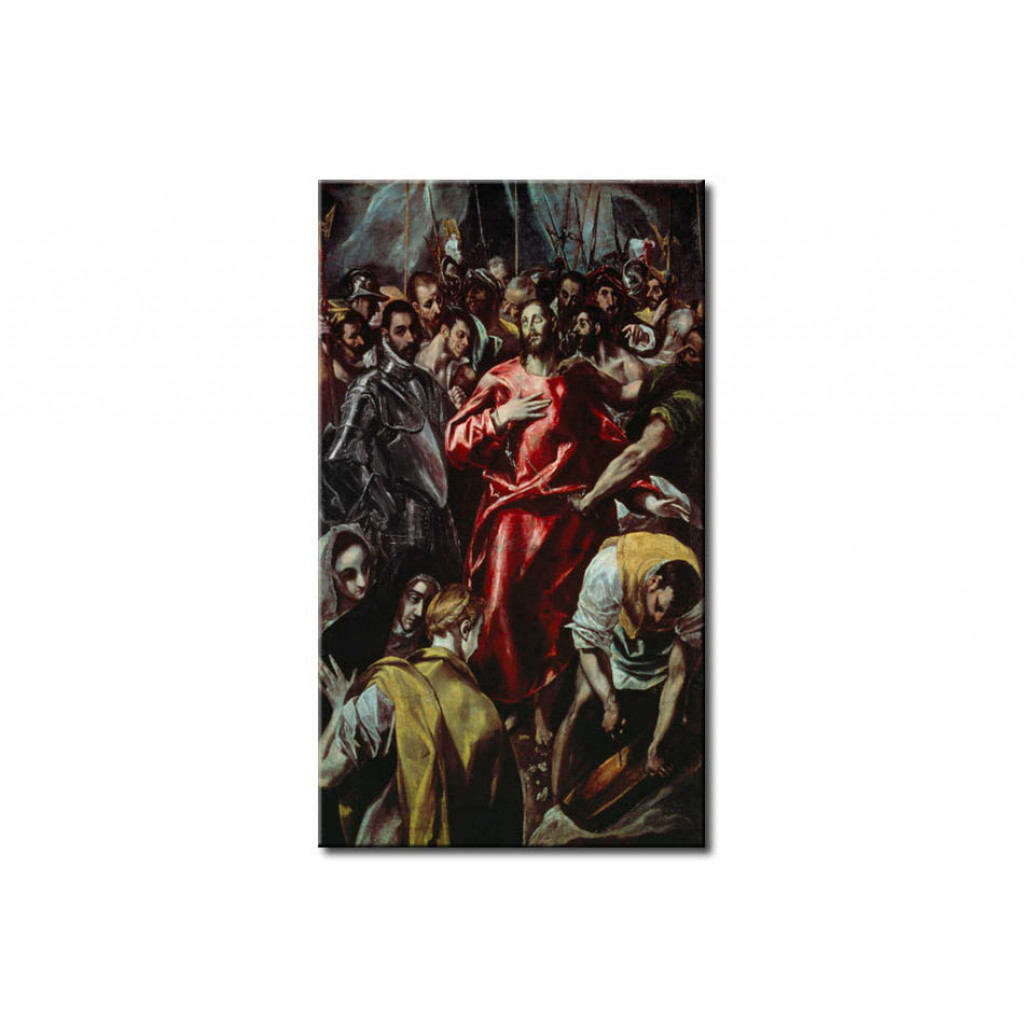 Schilderij  El Greco: Disrobing Of Christ