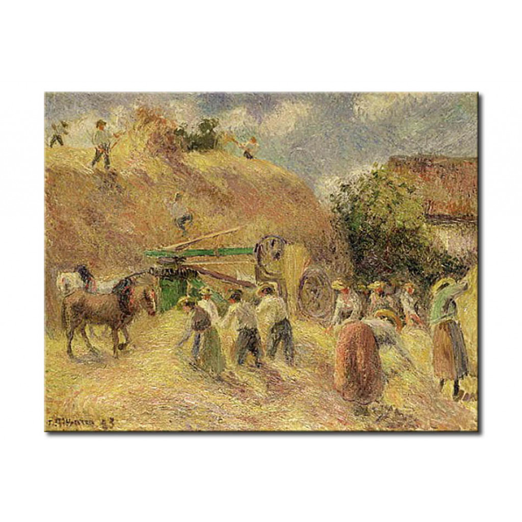 Schilderij  Camille Pissarro: The Harvest