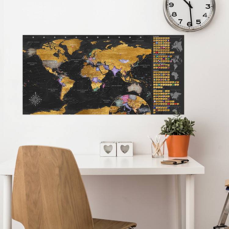  Golden Map - Poster (English Edition) II 107190 additionalImage 2
