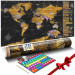 Mapamundi para rascar Mapa dorado - nuevo - cartel (versión en inglés) 107190