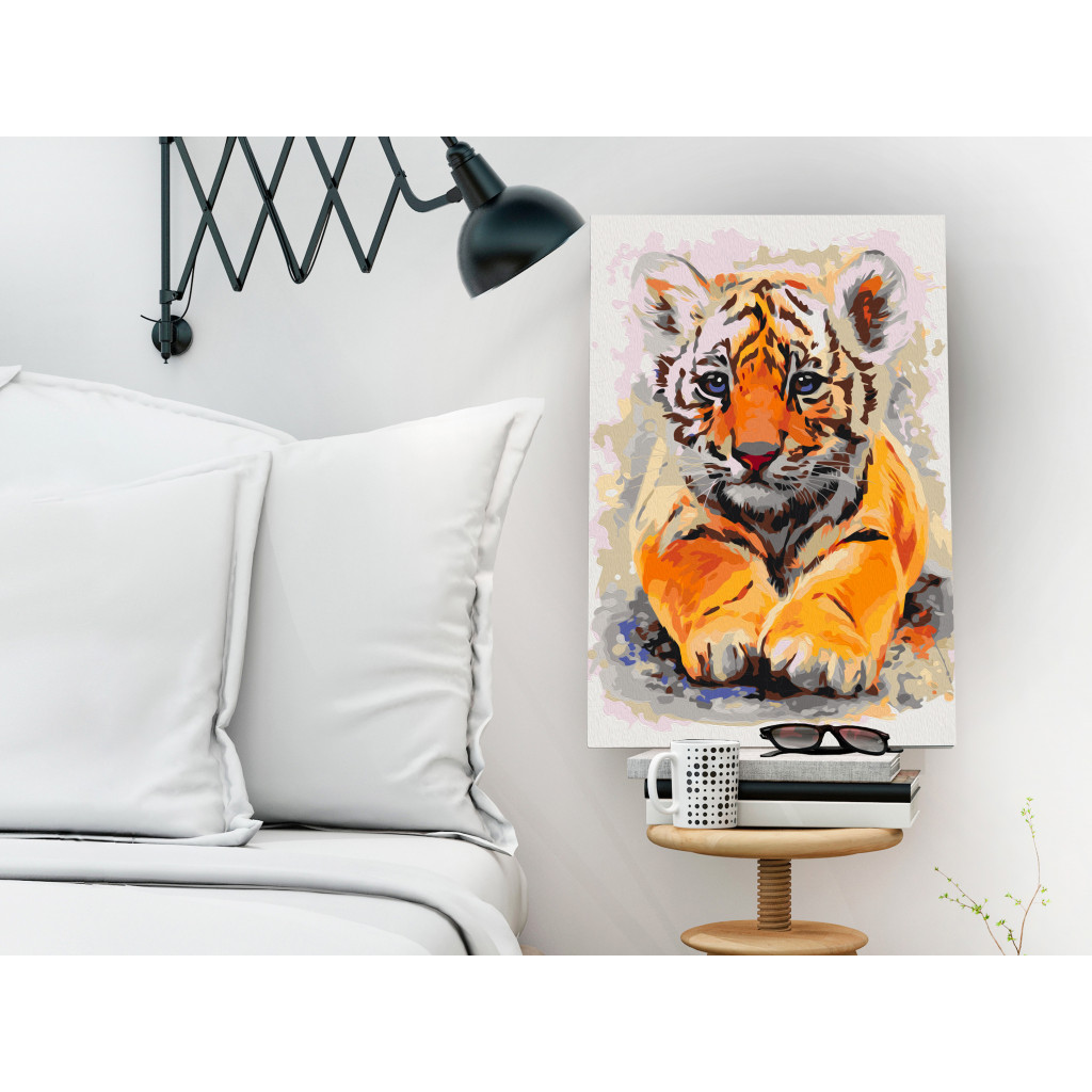 Obraz Do Malowania Po Numerach Tygrysiątko