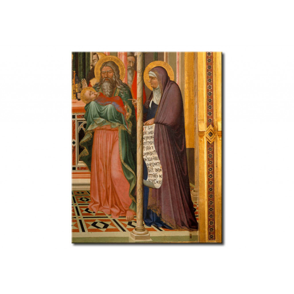 Schilderij  Ambrogio Lorenzetti: Presentation In Temple