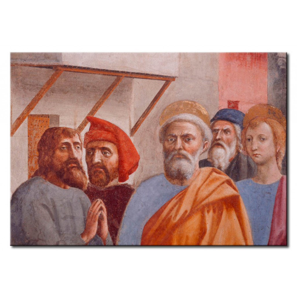 Schilderij  Masaccio: St.Peter Heals The Sick With His Shadow