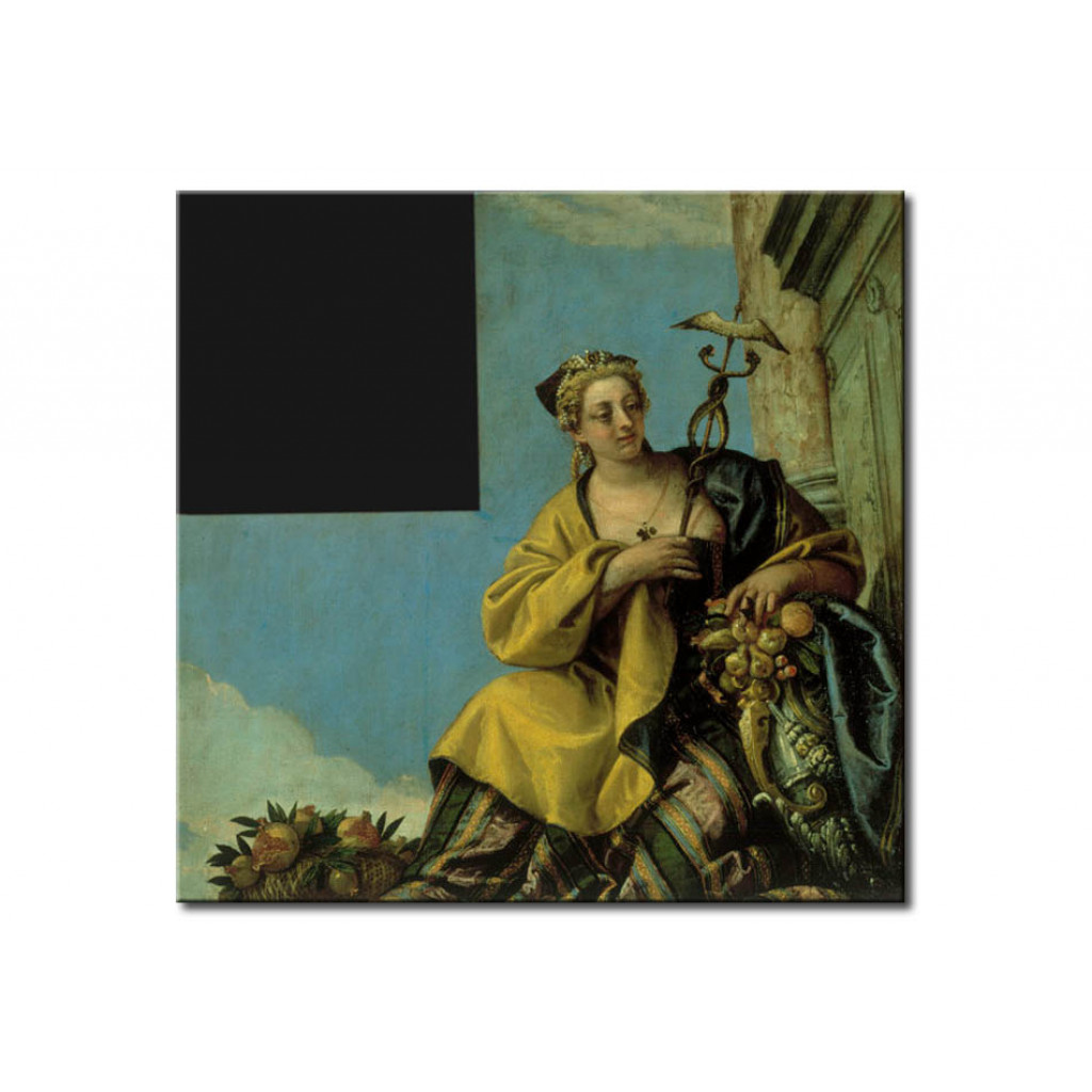 Schilderij  Paolo Veronese: Abundantia Or Prosperitas