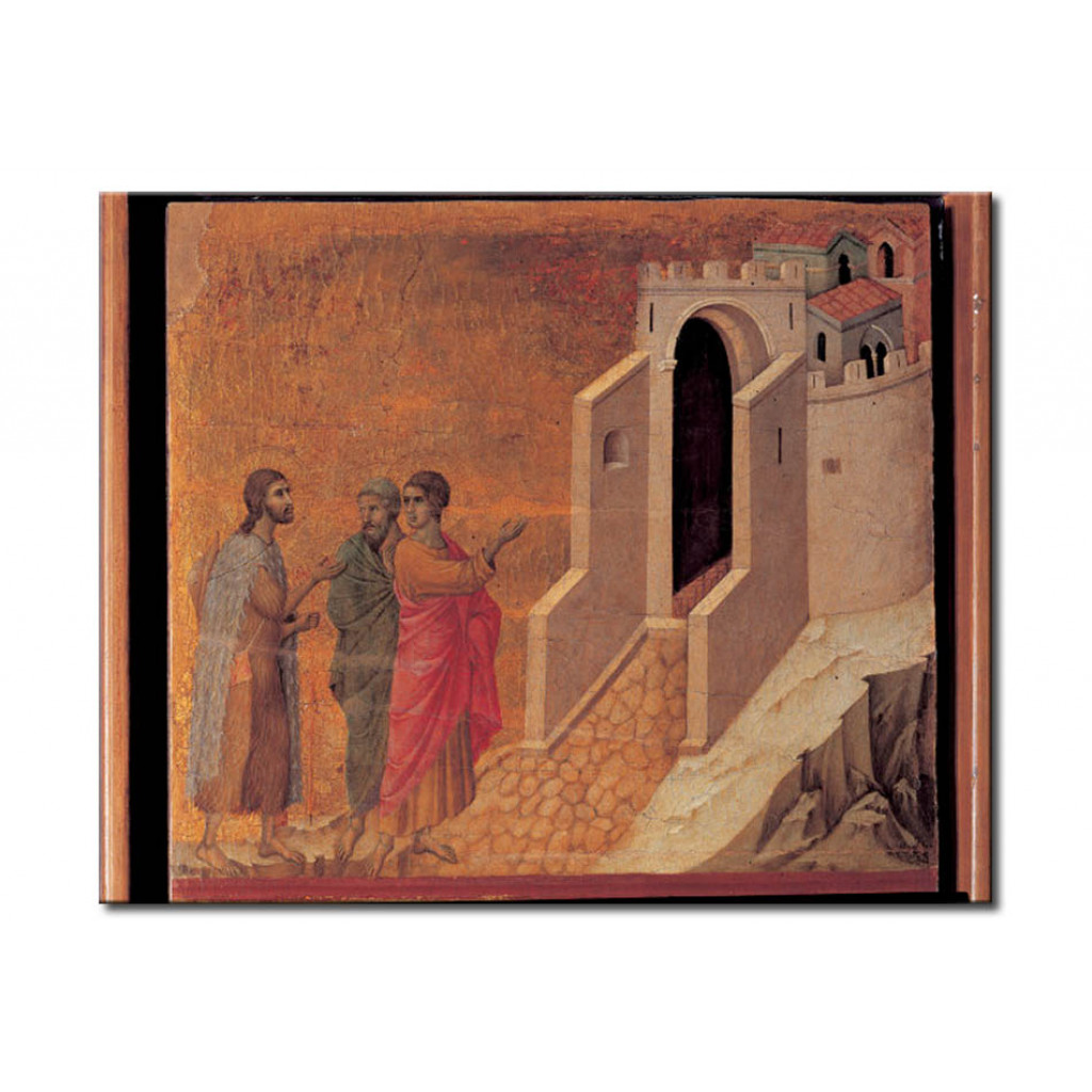 Schilderij  Duccio Di Buoninsegna: The Road To Emmaus