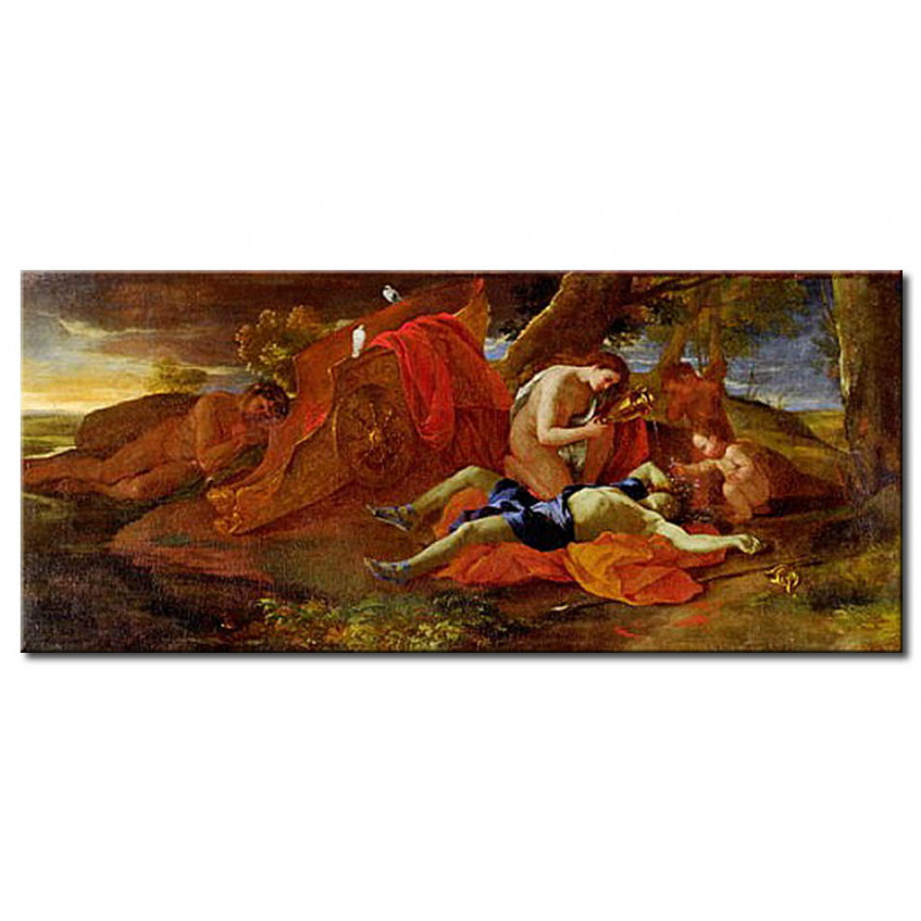 Schilderij  Nicolas Poussin: Venus Weeping Over Adonis