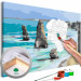 Paint by Number Kit Rocks in the Sea 117190
