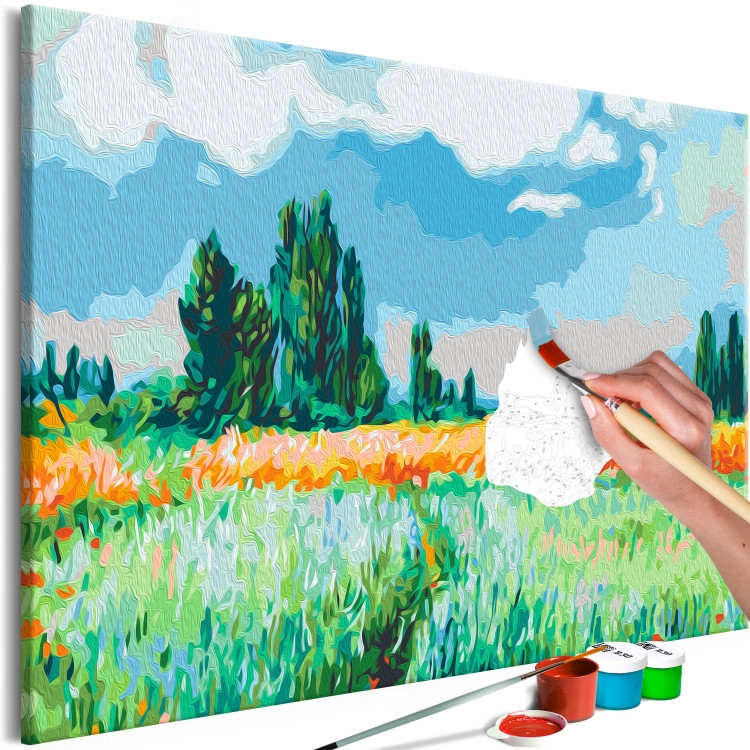 Cuadro para pintar por números Claude Monet: The Wheat Field 134690 additionalImage 7