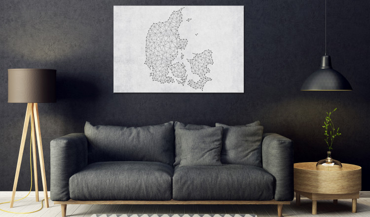 Dekorative Pinnwand Geometric Land [Cork Map] 135190 additionalImage 3