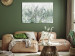 Acrylic Print Wild Meadow - Lush Vegetation Intertwining on a White Background [Glass] 151490 additionalThumb 3