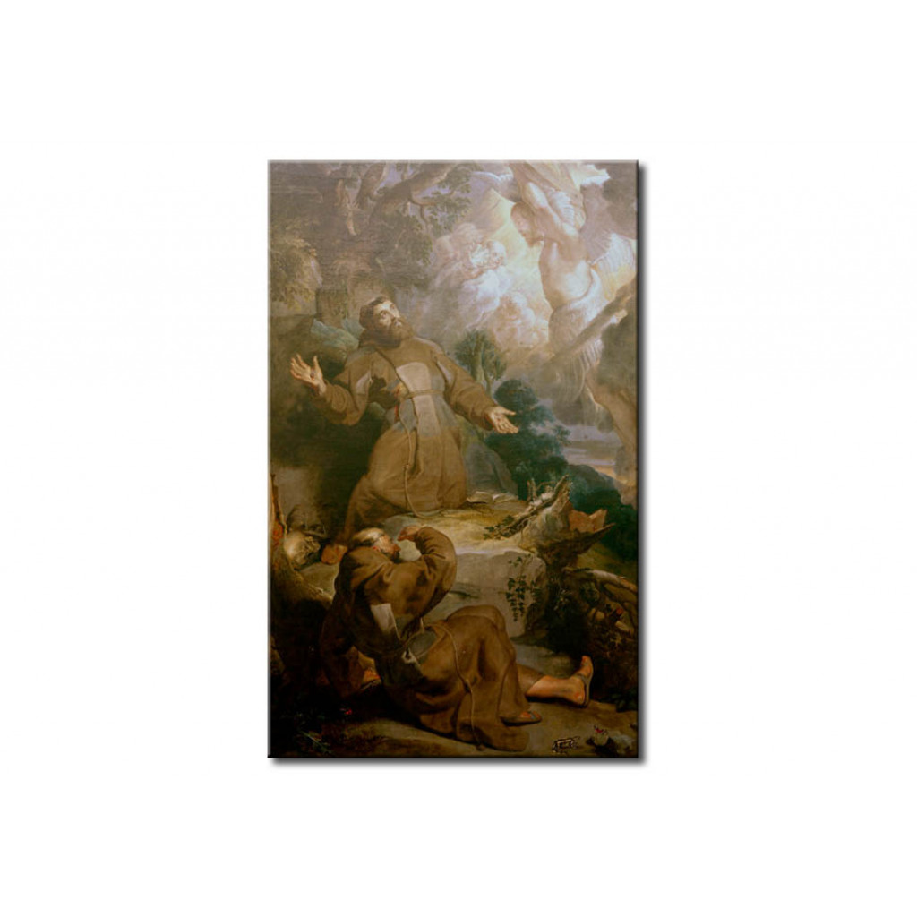 Schilderij  Peter Paul Rubens: The Stigmatisation Of St. Francis