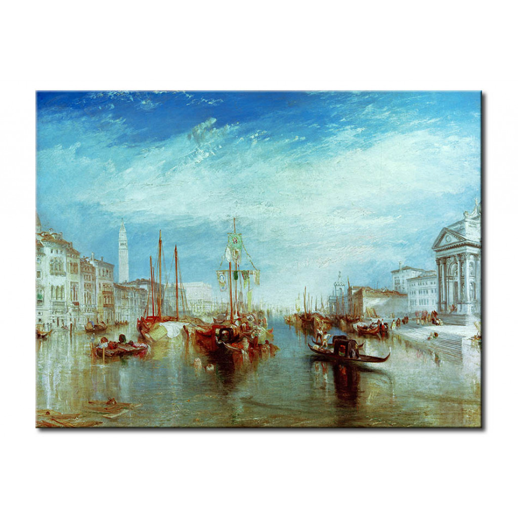 Reprodução Da Pintura Famosa Grande Canal De Veneza