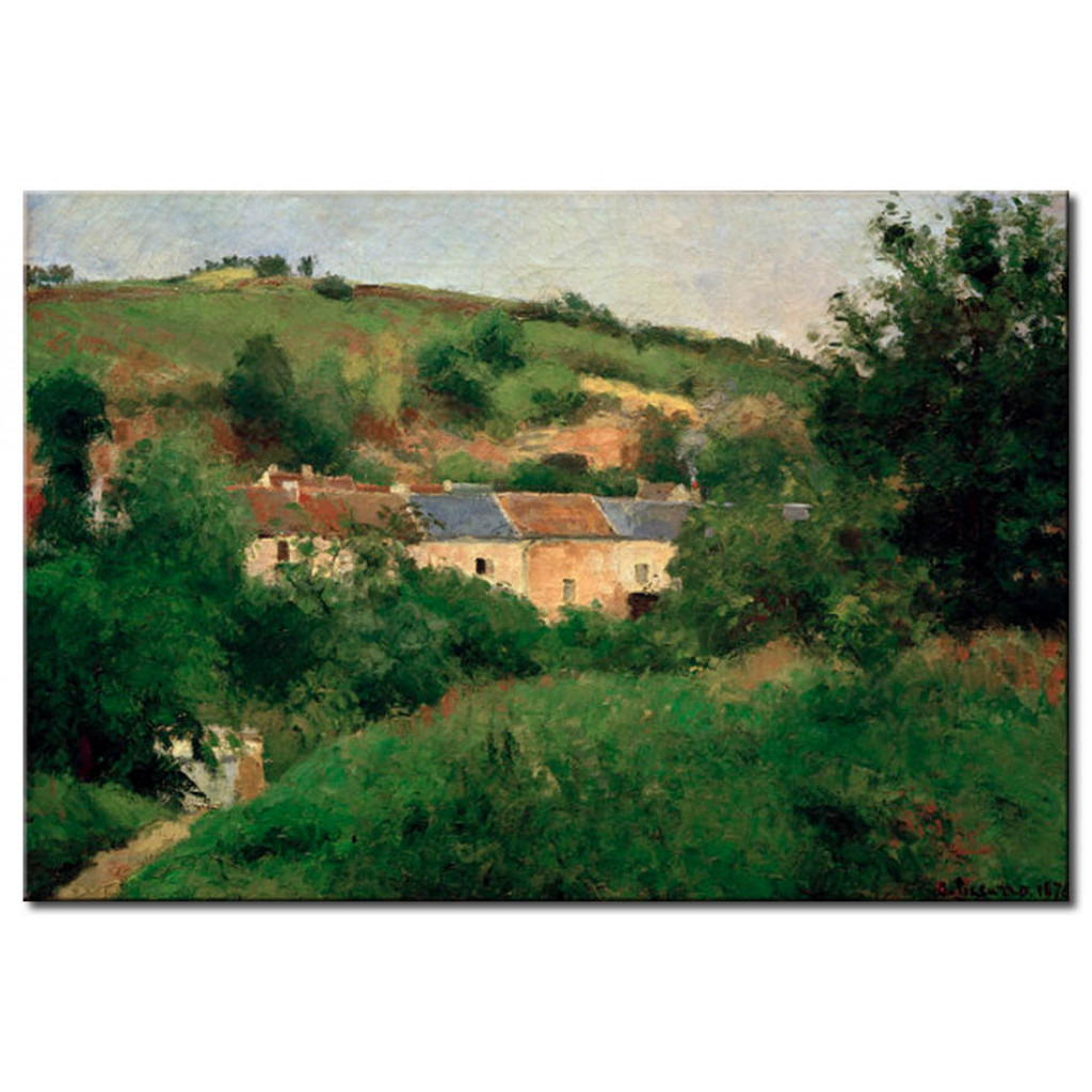 Schilderij  Camille Pissarro: The Village Street