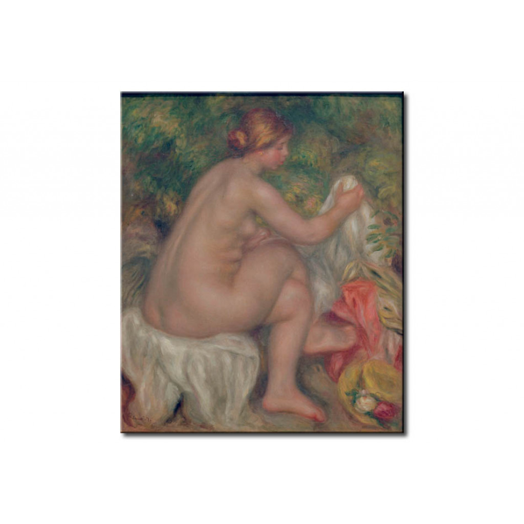 Schilderij  Pierre-Auguste Renoir: The Bather