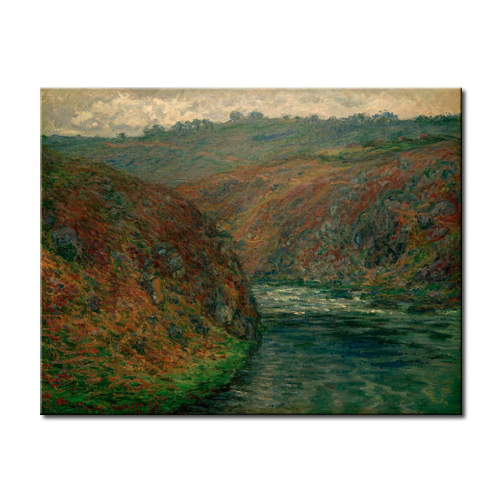 Schilderij  Claude Monet: Vue De Creuse, Temps Sombre