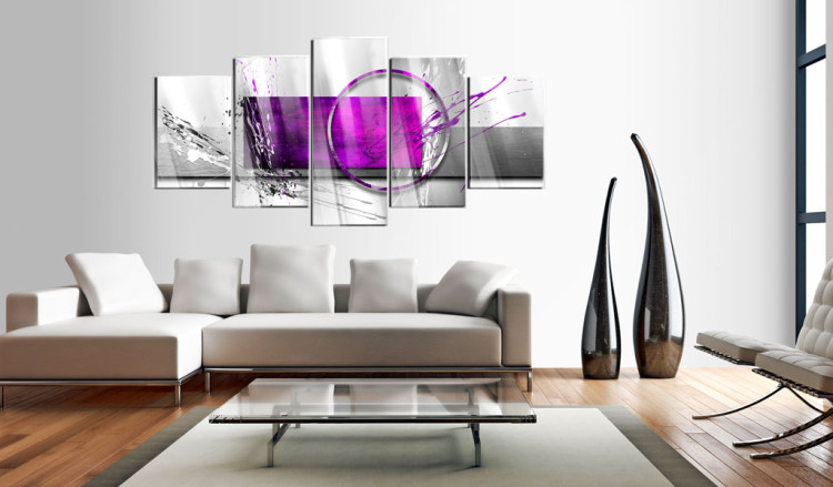 Acrylic Print Purple Expression [Glass] 92390 additionalImage 3
